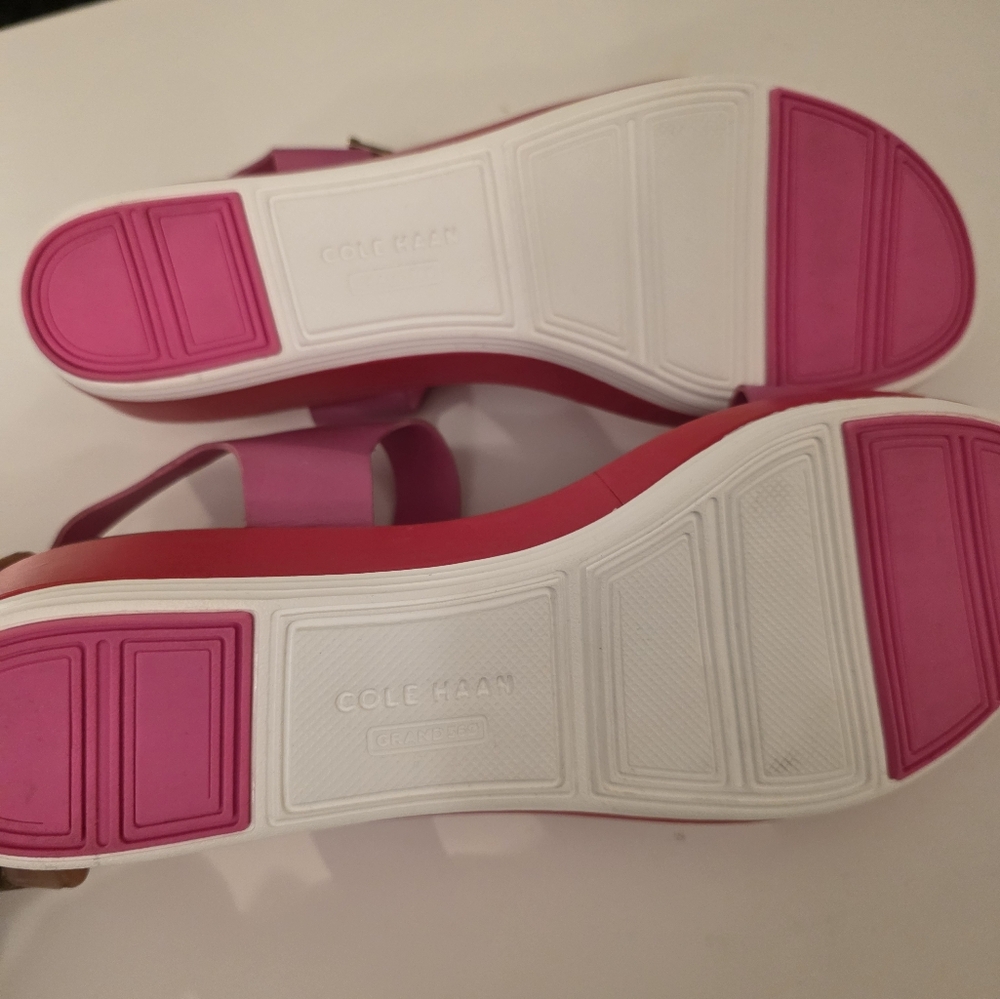 Cole Haan Women's Original Grand Merit Wedge Sandals Size 10B NEW - Picture 7 of 9
